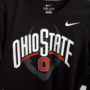 Men's Ohio State Dri-fit Short Sleeve Black Tee